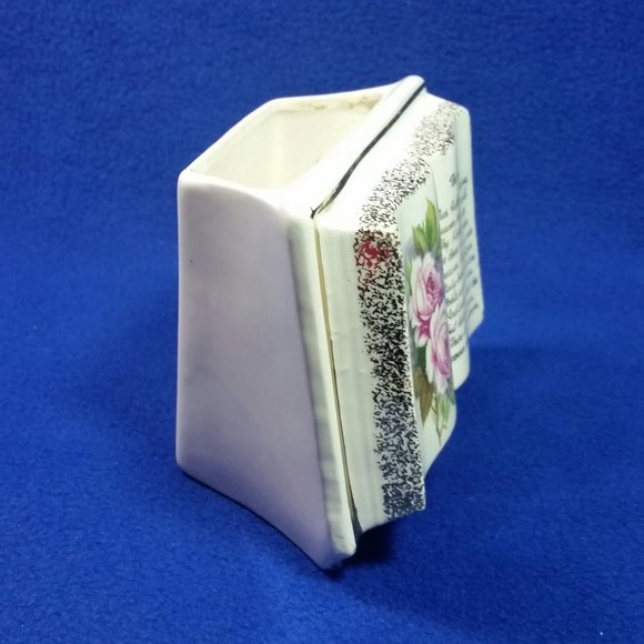 Vintage Ruben's Original The Lord's Prayer Indoor Planter Pre-Owned No Box - Picture 6 of 10